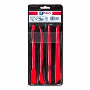 Etui de 4 outils de modelage en plastique STAEDTLER Fimo 8711
