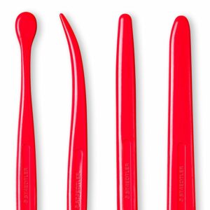 Etui de 4 outils de modelage en plastique STAEDTLER Fimo HAUT