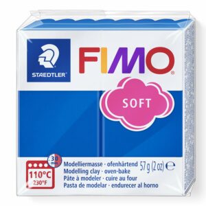 Fimo soft 57g Bleu pacific dans l'emballage