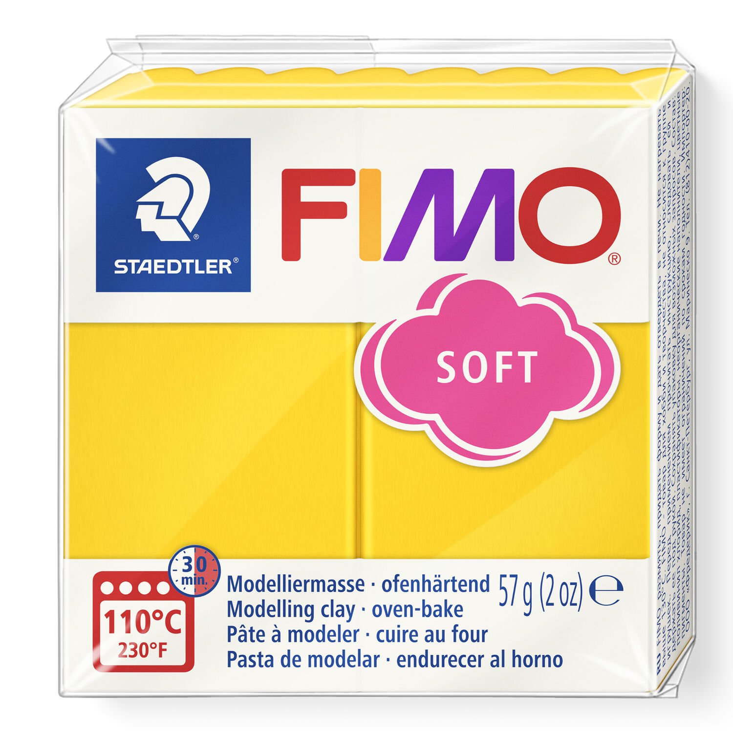 Fimo soft 57g Bouton d''or dans l'emballage Fimo soft 57g Bouton d''or dans l'emballage