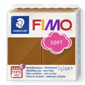 Fimo soft 57g Caramel dans l'emballage