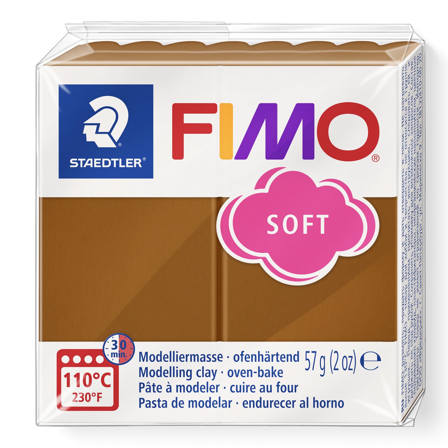 Fimo soft 57g Caramel dans l'emballage Fimo soft 57g Caramel dans l'emballage