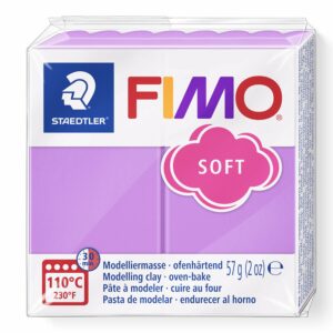 Fimo soft 57g Lavande dans l'emballage