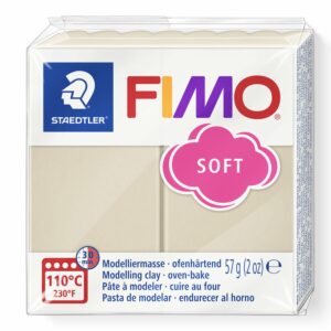 Fimo soft 57g Sahara dans l'emballage