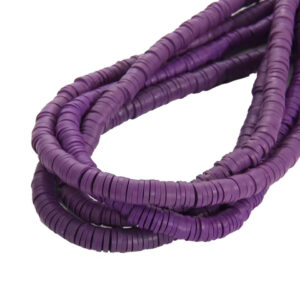 Perles rondelles Heishi Prune