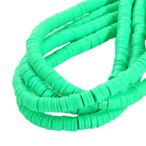 Perles rondelles Heishi Turquoise menthe